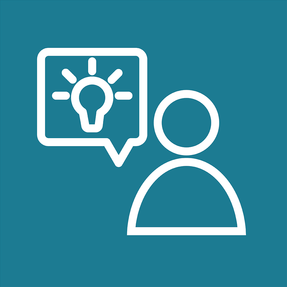 icon of person with idea