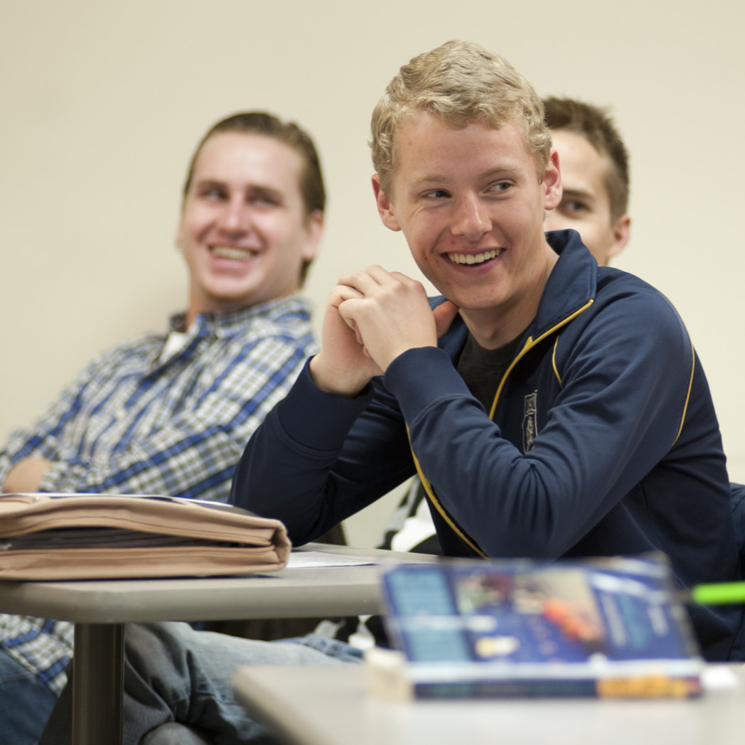 Students in class