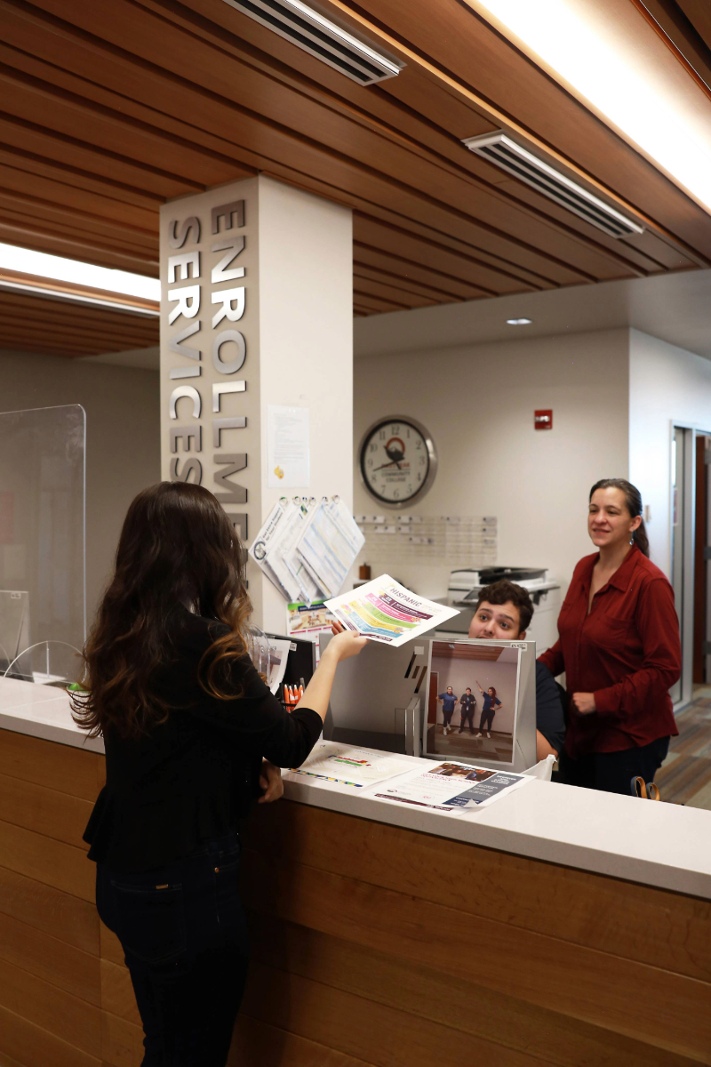 Student at Enrollment Services