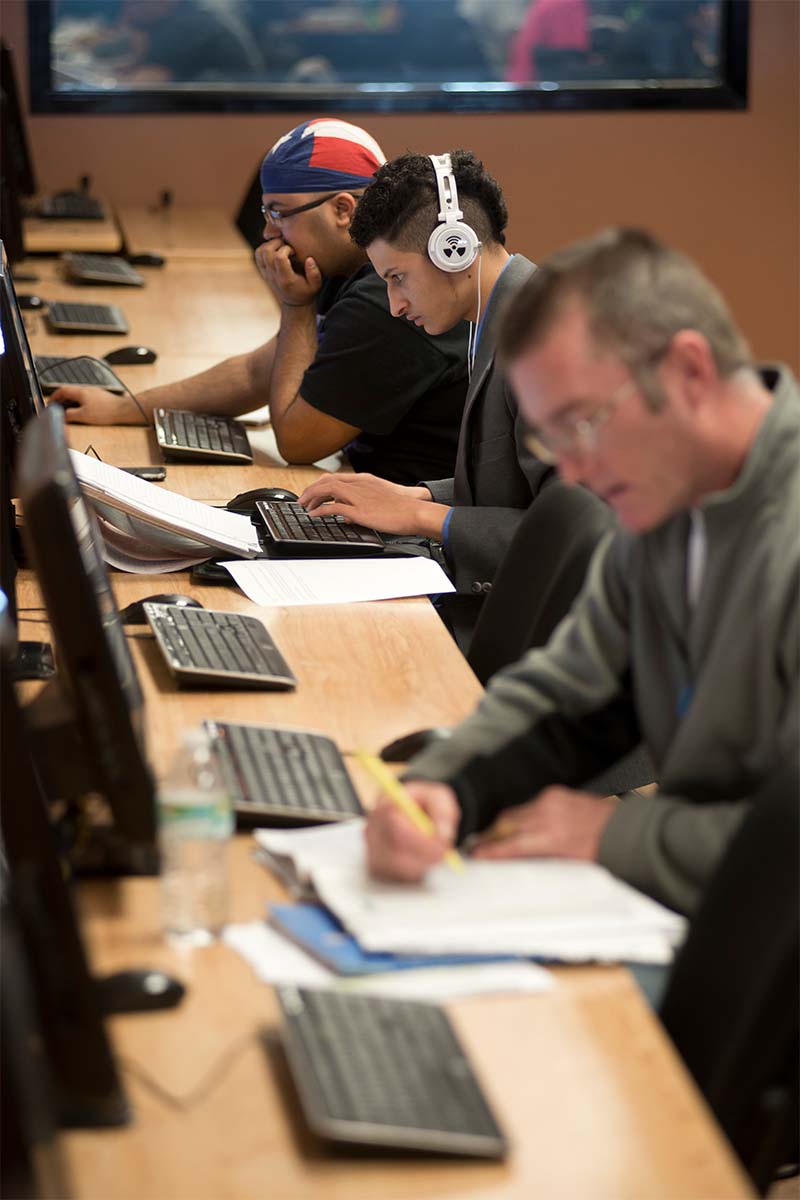 Students in Computer Lap