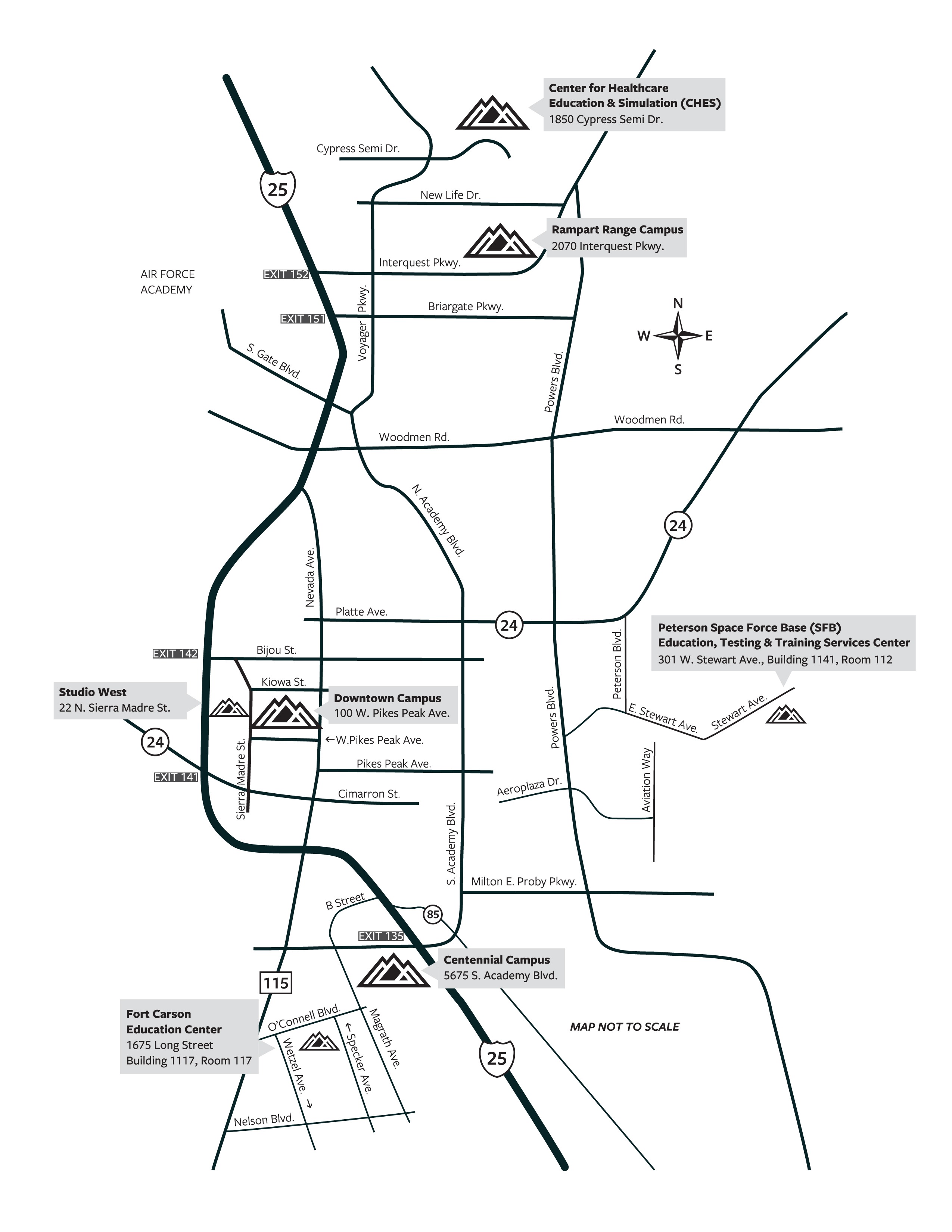 PPSC locations map