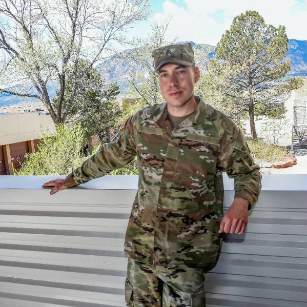 Miltiary student at PPSC