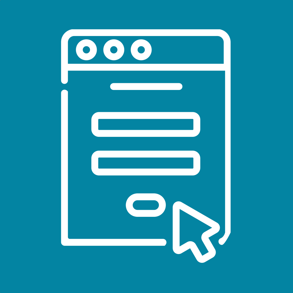 Blue Form Icon